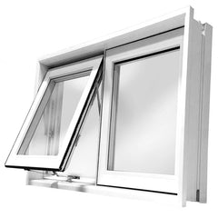 Pop Out Awning Window 60*24 Villa Modern Design Installation Black  Awning Window Philippines Fixed Front Glazed Awning Window