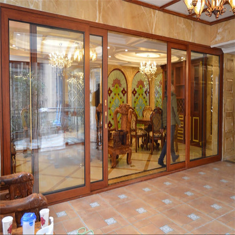 Automatic Sliding Doors Low Price Au Standard Aluminum  Sliding Glass Doors 4 Panel Sliding Patio Doors