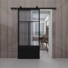 Articulating Barn Door Interior Contemporary Rustic Barn Doors With Carbon Steel Track Insulated Barn Door