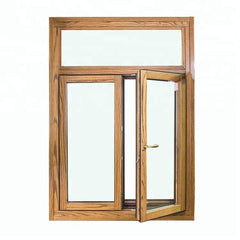 Unique design french style frame and casement on the same level Tilt & turn solid double glazed tempered window