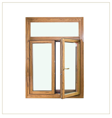 Unique design french style frame and casement on the same level Tilt & turn solid double glazed tempered window