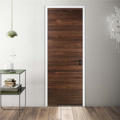 Veneer laminated wood door cheap wood fire door on China WDMA