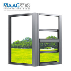 Vertical Aluminium sliding window Single hung windows For Sale on China WDMA