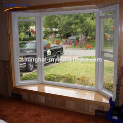 Vinyl frame single hung windows with double glazed on China WDMA