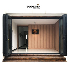 Virginia modern exterior doors bi folding aluminum doors on China WDMA