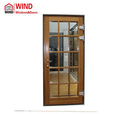 WIND latest French style grill design copper wood window and door for sale on China WDMA