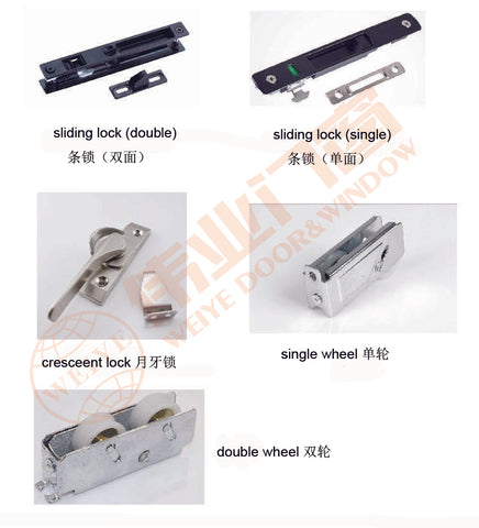 WY2001C Thermal Break Sliding Window General Window for Engineering on China WDMA