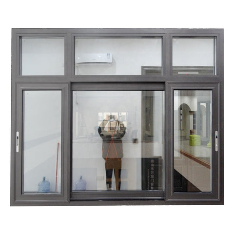 Wanjia made popular design Nice aluminium frame sliding glass window on China WDMA