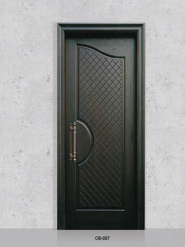 Waterproof Anti Moisture Eco-Friendly Fireproof WPC Interior Decorative Door for Bedroom/Bathroom on China WDMA