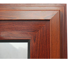 Weather resistant aluminium wooden powder coated small sliding windows on China WDMA