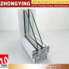 White Clear Slider 60-80mm Pvc And Cheapest Price Thermal Break Openable Steel Cheap Roof Soundproof Upvc Small Window Profile on China WDMA