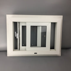 White Windows Double Hung Window UPVC Frame Window Design on China WDMA