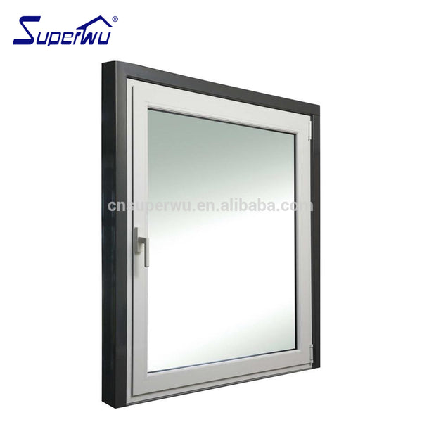 White fiberglass tilt and turn aluminum windows for steel structure on China WDMA