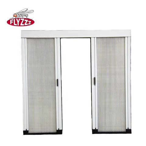 Wholesale aluminum security mesh screen door retractable mesh plisse insect screen door on China WDMA