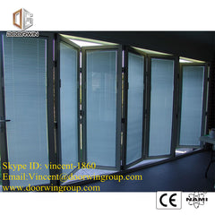 Wholesale price bi fold doors with glass inserts for sale brisbane cost australia on China WDMA