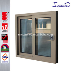 Wholesale water proof tempered glass aluminium sliding windows on China WDMA