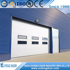 Wide Industrial French Sectional Door With Finger Protection on China WDMA