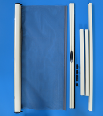 Wind resistant horizontal sliding screen door on China WDMA