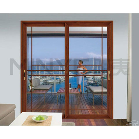 Wood Aluminum Sliding Glass Door Rail on China WDMA