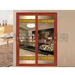 Wood Aluminum Sliding Glass Door Rail on China WDMA