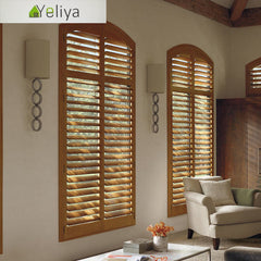 Wood louvered bifold doors plantation shutter on China WDMA