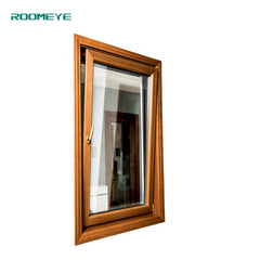 Wooden aluminum timber tilt turn windows on China WDMA