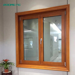 Wooden aluminum timber tilt turn windows on China WDMA