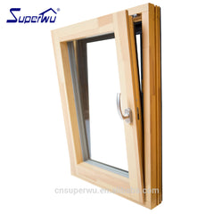 Wooden grain tilt and turn aluminum windows for wooden structure on China WDMA