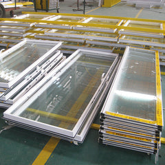 Wow!!Aluminum louvre door aluminium door frame price/6063T5 aluminium door window price/standard size aluminium door and windows on China WDMA