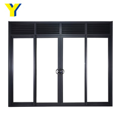 YY Australian standards AS2047 Double Glass Thermally Broken Aluminium Sliding Door on China WDMA