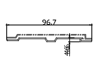 aluminium alloy 6063T5 track for sliding door best price & quality aluminum extrusion for sliding door on China WDMA