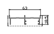 aluminium alloy 6063T5 track for sliding door best price & quality aluminum extrusion for sliding door on China WDMA