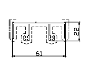 aluminium alloy 6063T5 track for sliding door best price & quality aluminum extrusion for sliding door on China WDMA