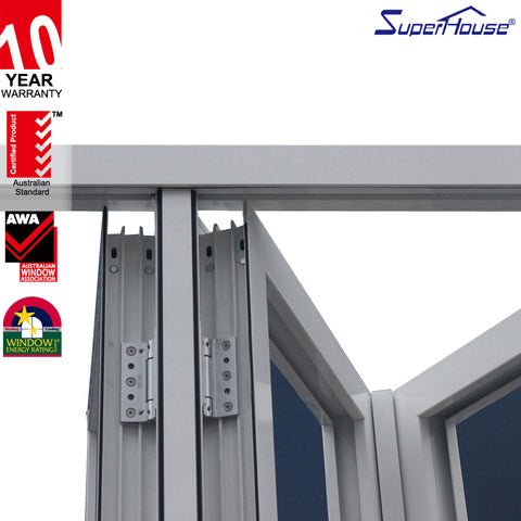 aluminium bi-folding glass doors on China WDMA