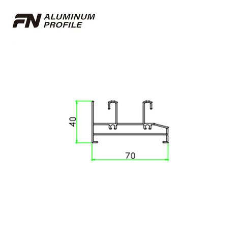 aluminium extrusion slide frame extruded profiles for window and door on China WDMA