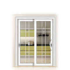 aluminium frame glass door temper glass aluminum bifold door on China WDMA