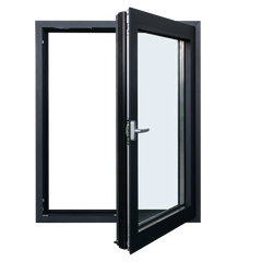 aluminium framed casement window/casement windows with security screen