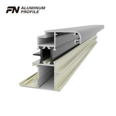 aluminium profile to make wardrobe sliding doors and windows installation on China WDMA