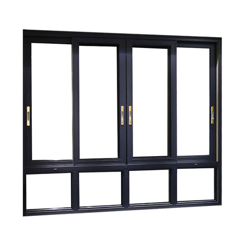 aluminium sliding glass window double glass window on China WDMA