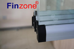 aluminum alloy frameless balcony sliding folding windows from China on China WDMA