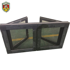 aluminum casement opening outside window within magnet blinds on China WDMA