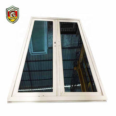 aluminum casement opening outside window within magnet blinds on China WDMA