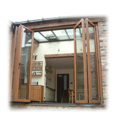 aluminum frame folding glass door/louvr modern design door make from aluminum on China WDMA