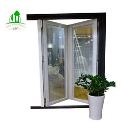 aluminum frame tempered glass bifold door bi fold screen door on China WDMA