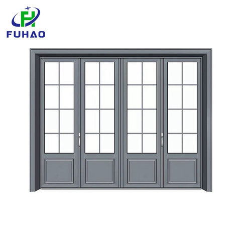 aluminum grille window push out residential Grey french aluminum casement windows