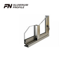 aluminum sliding glass window door frame track channel profile on China WDMA