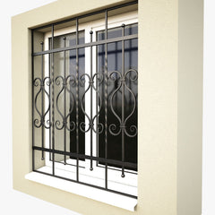 aluminum sliding window grill design simple modern iron window grill design on China WDMA