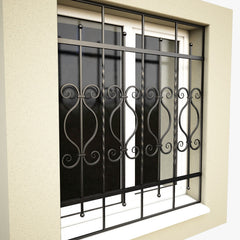 aluminum sliding window grill design simple modern iron window grill design on China WDMA