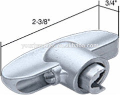 anderson adapter,Aluminum universal jalousie t shape handle, window hardware on China WDMA