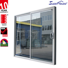 australia standard semi-automatic single sliding door aluminium frame auto sliding glass door on China WDMA on China WDMA